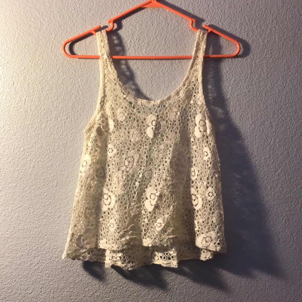 Lace tank top